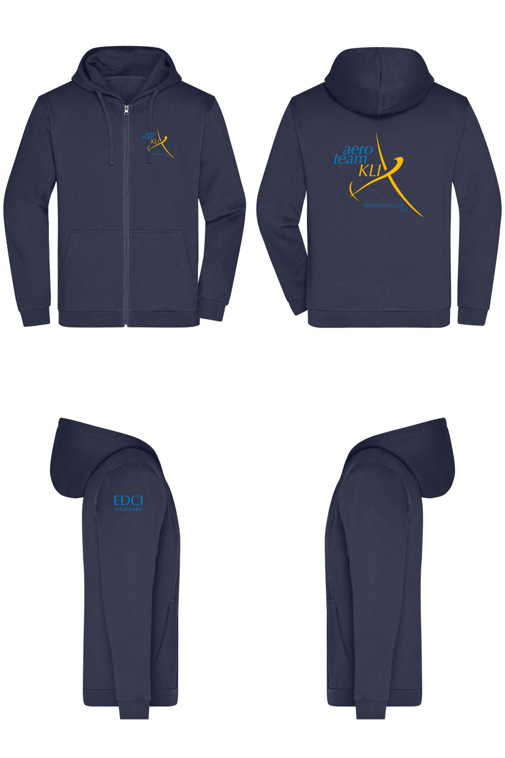 ZIP-Hoodie Aeroteam Klix