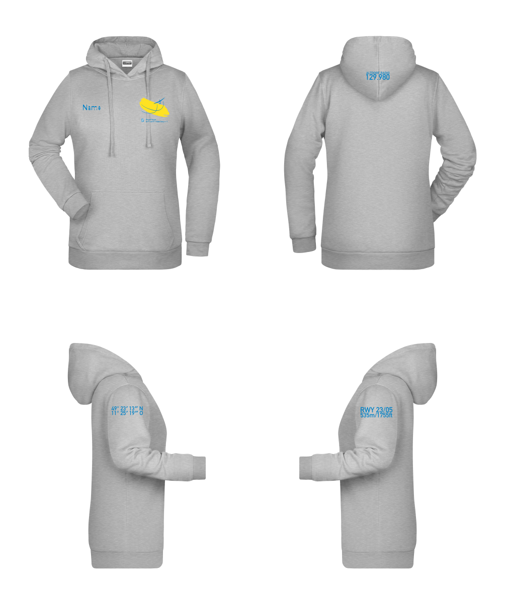 Damen Hoodie Segelflieger im Post-SV Nürnberg e.V.