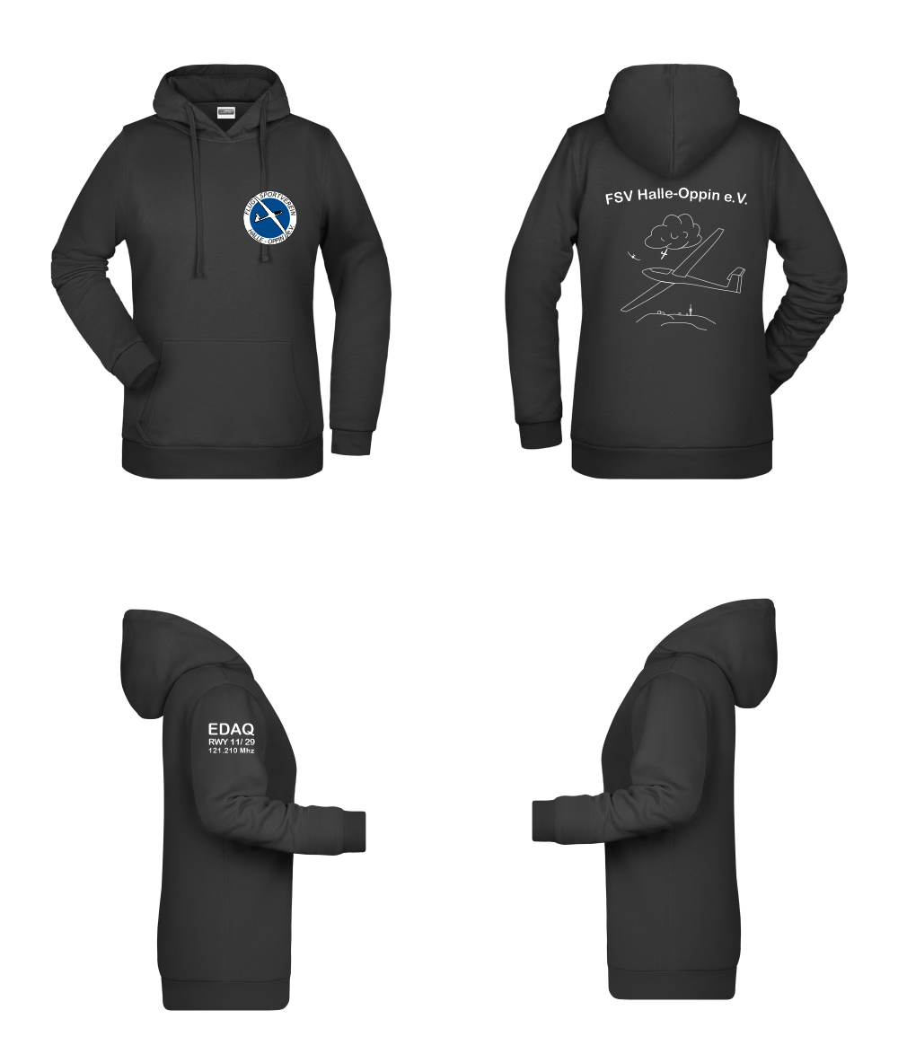 Damen Hoodie FSV Halle-Oppin e.V.