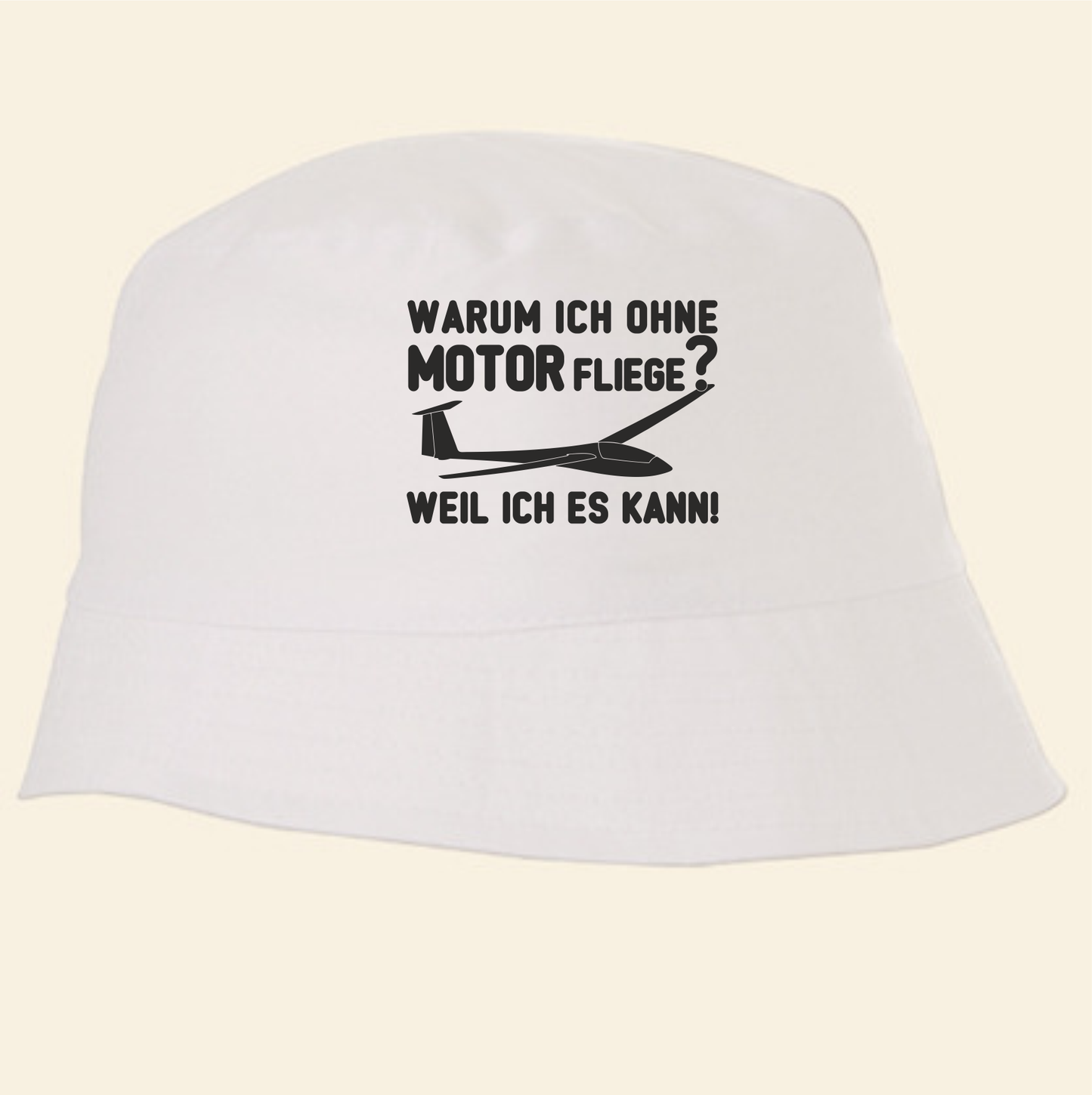 einfacher Segelflieger-Hut "ohne Motor"