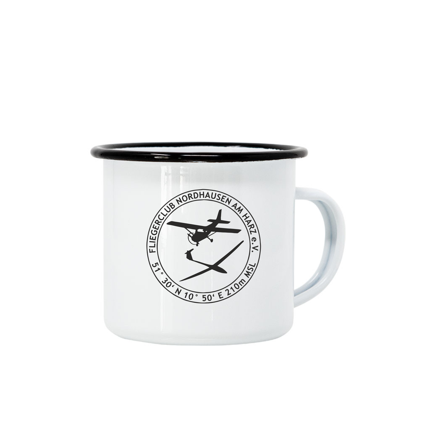 Emailletasse FC Nordhausen am Harz