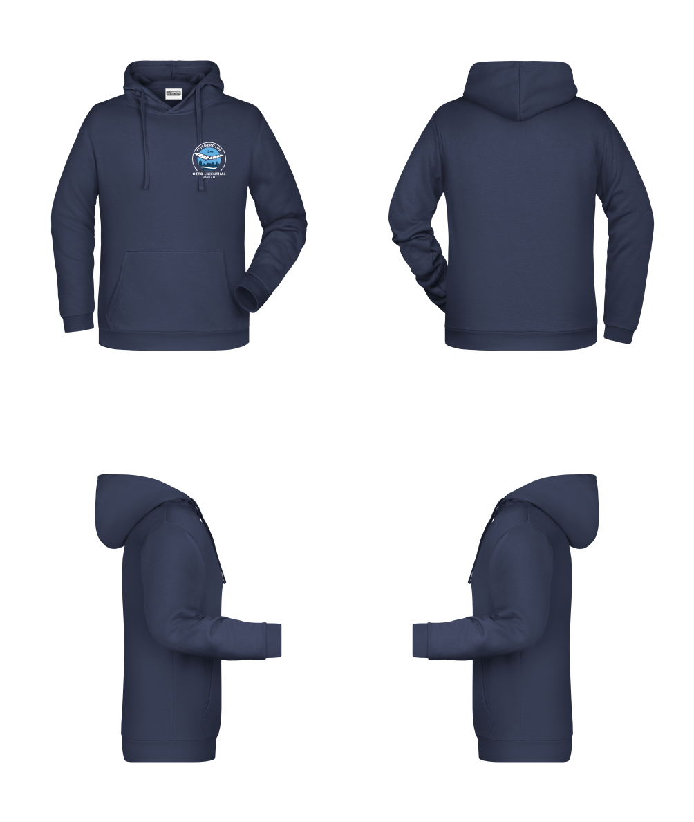 unisex Hoodie Fliegerclub Anklam „Otto Lilienthal”