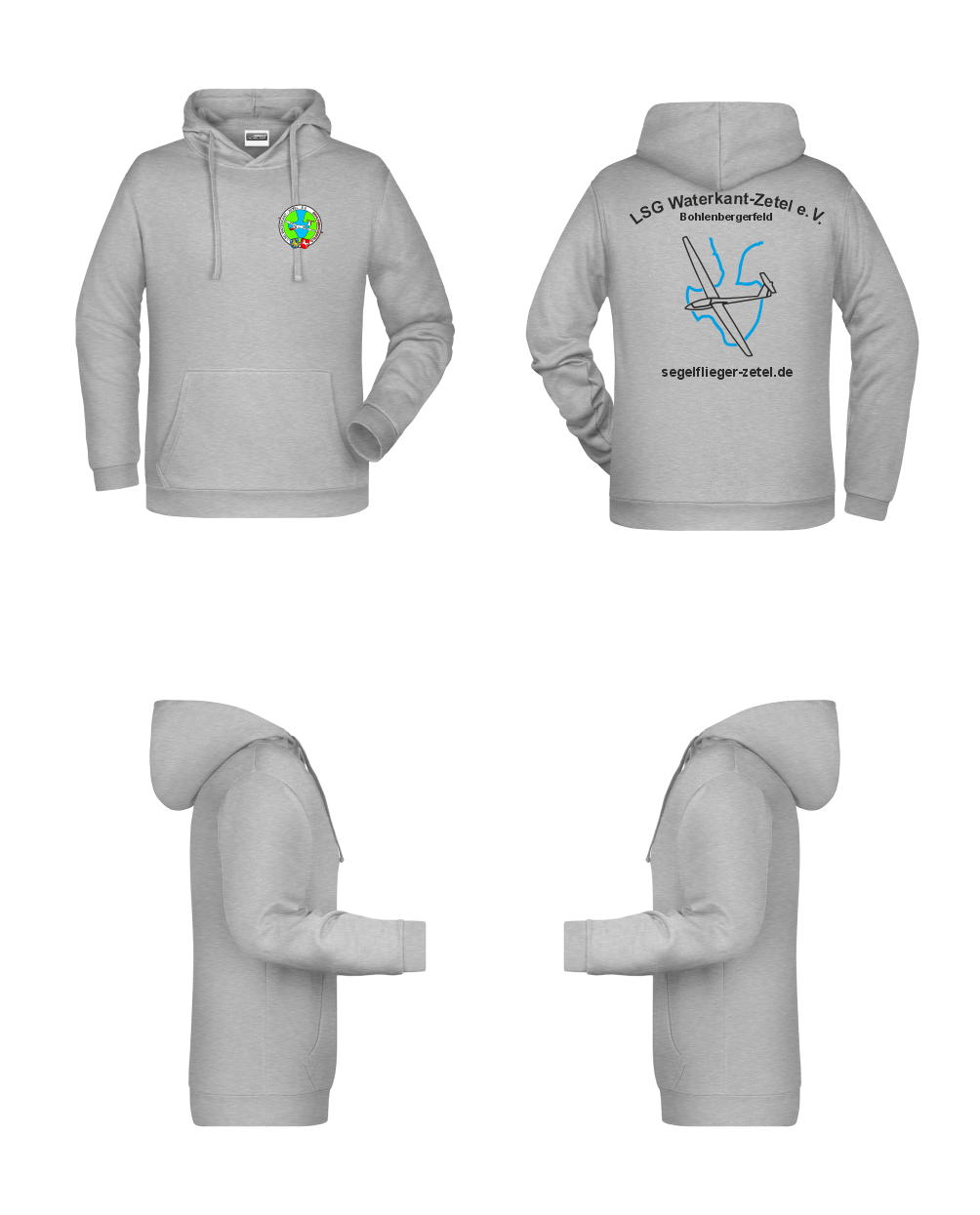 Herren/unisex Hoodie LSG Waterkant-Zetel