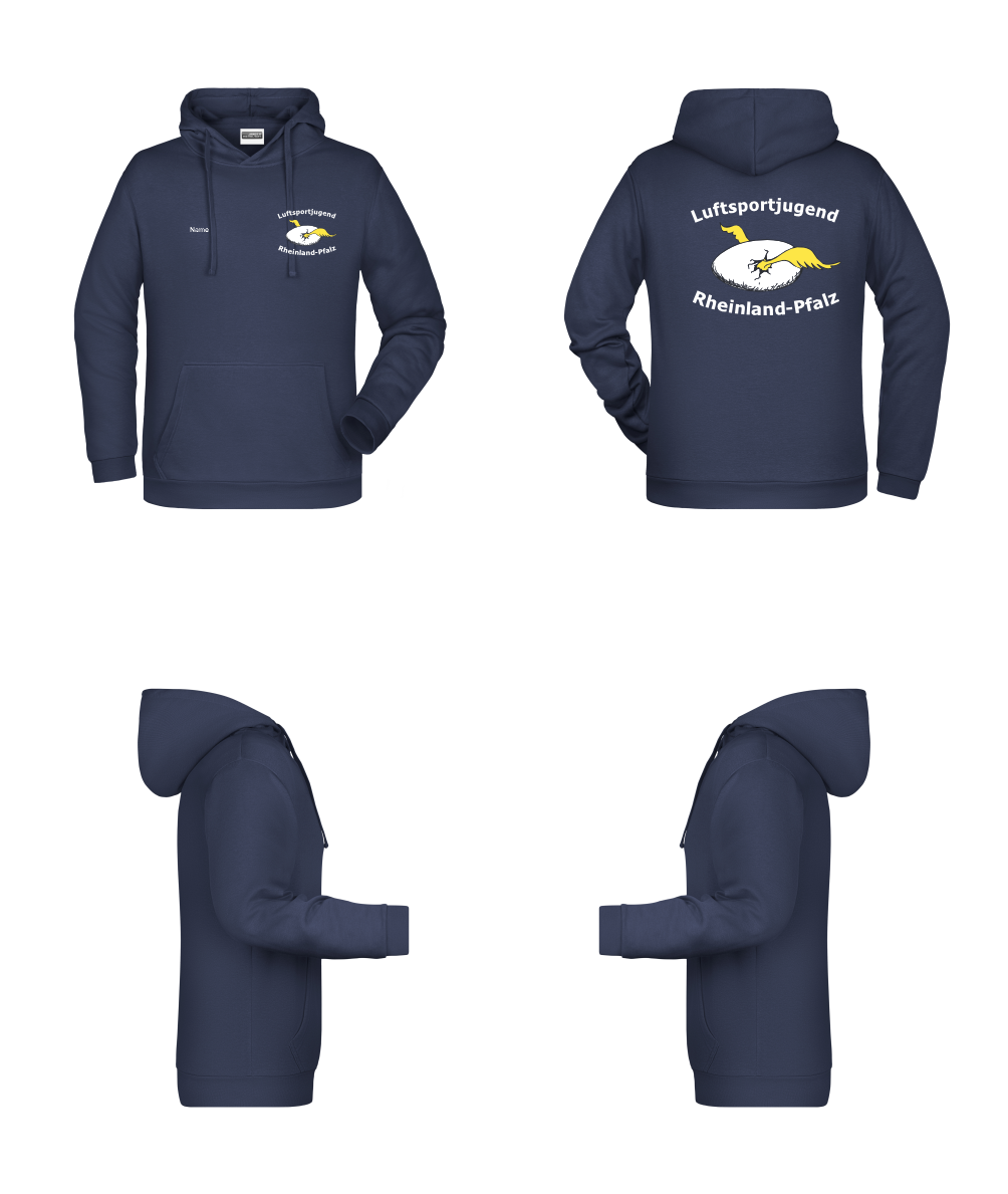 unisex Hoodie Luftsportjugend Rheinland-Pfalz