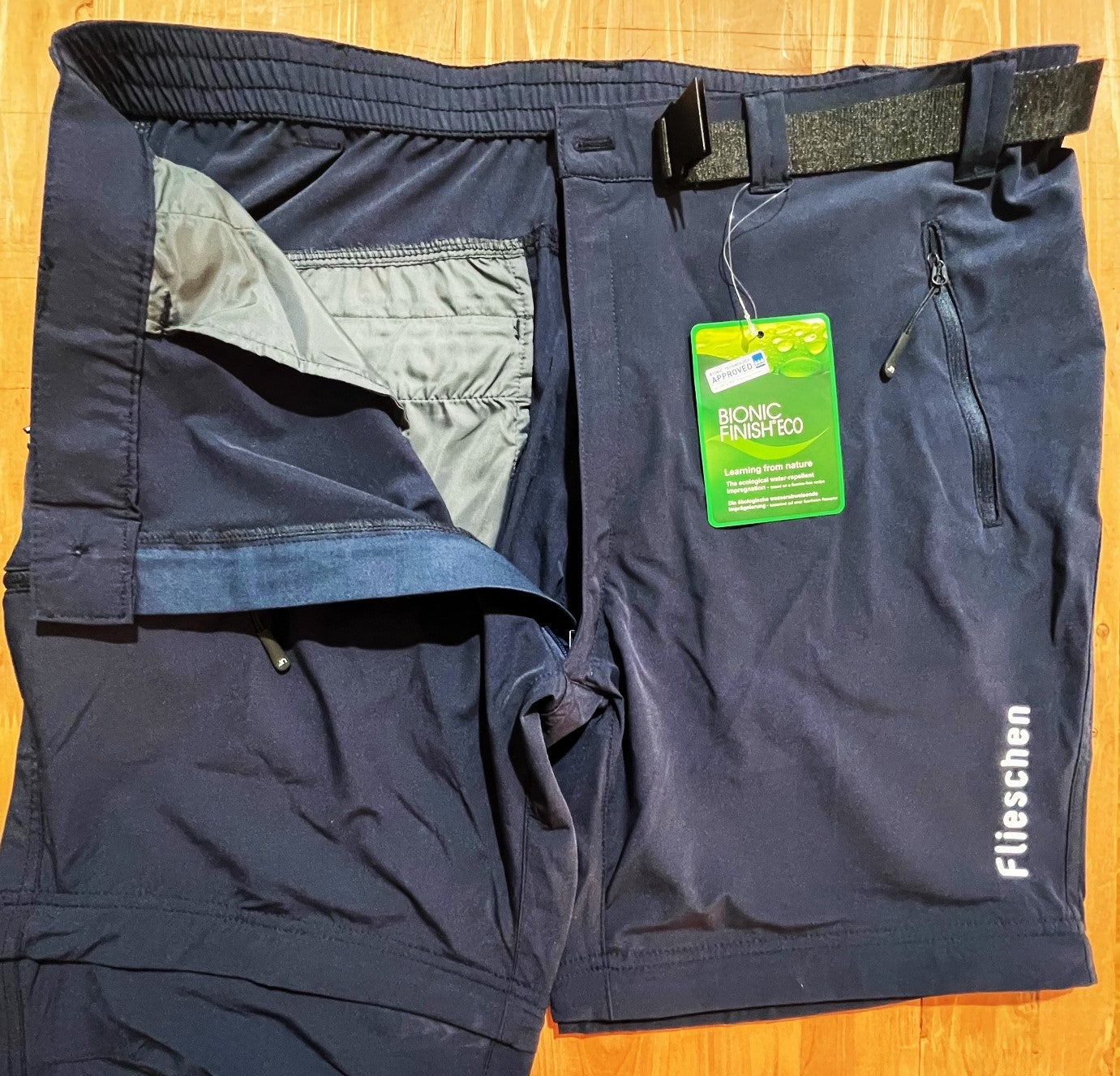 Segelflieger-Hose Flieschen mit extra langen Hosenstall