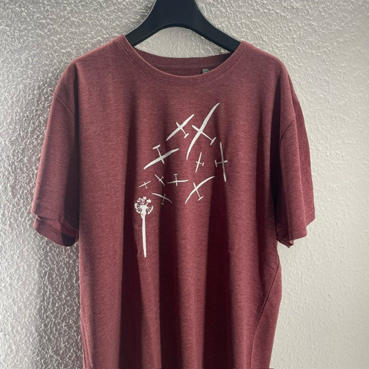T-Shirt Pusteblume Segelflugzeug