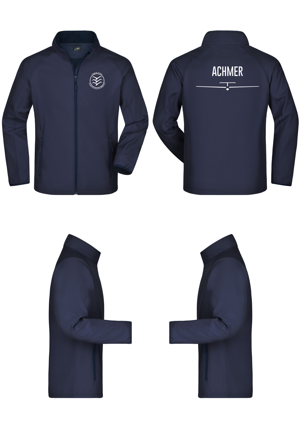 Herren/unisex Softshelljacke Osnabrücker Verein für Luftfahrt - Achmer