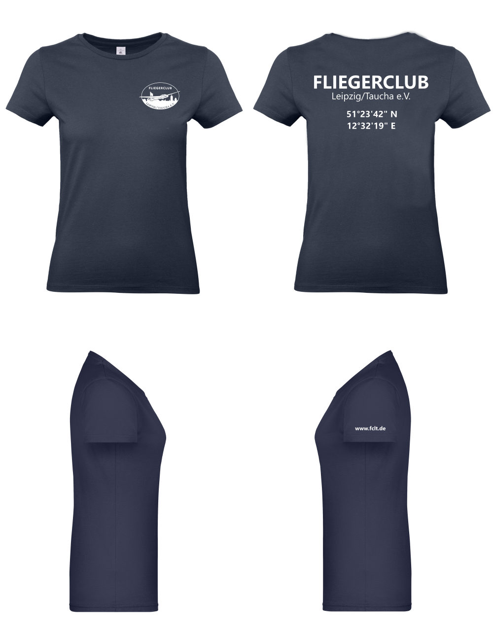 Damen T-Shirt FC Leipzig/Taucha (100% Baumwolle)