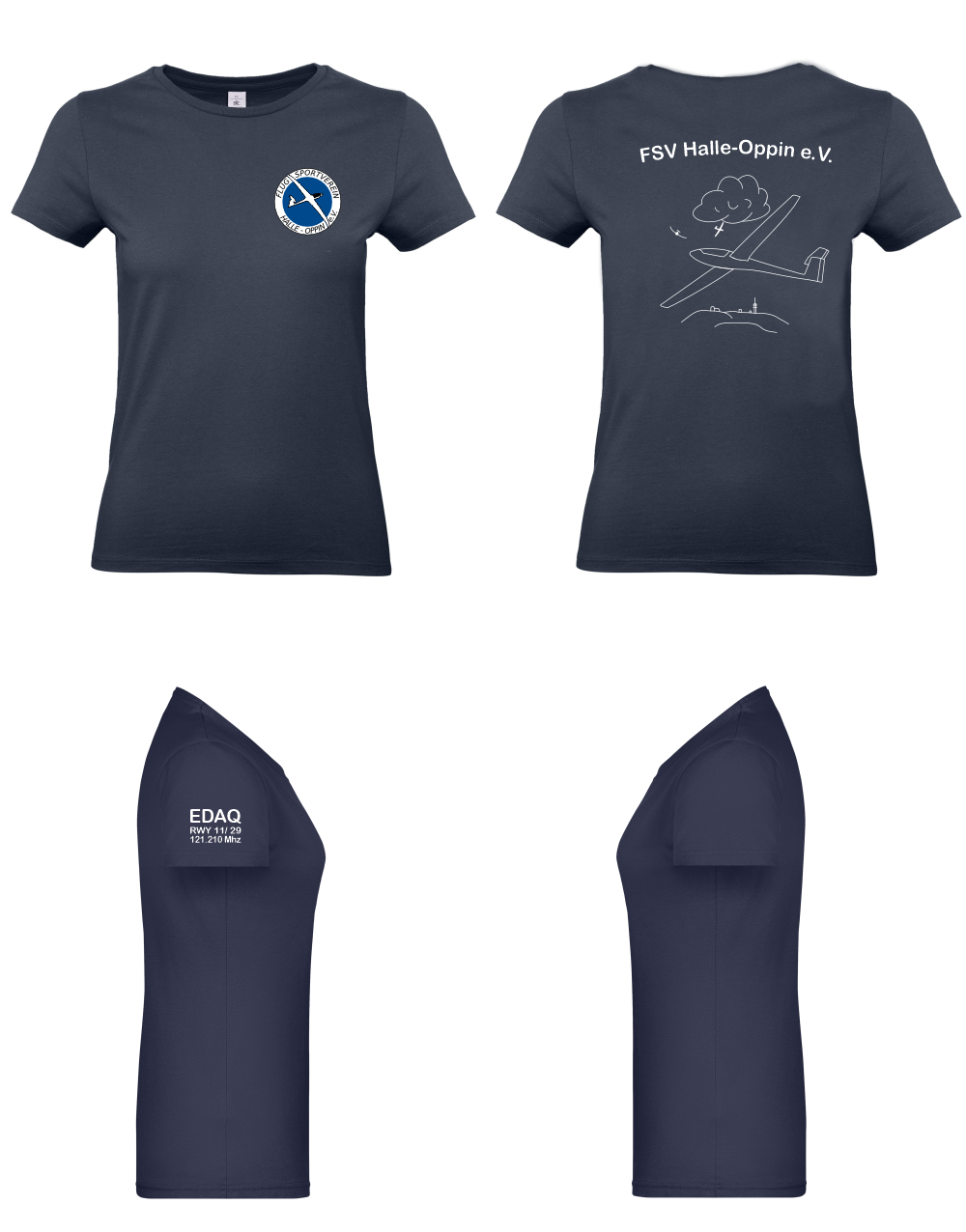 Damen T-Shirt FSV Halle-Oppin e.V.