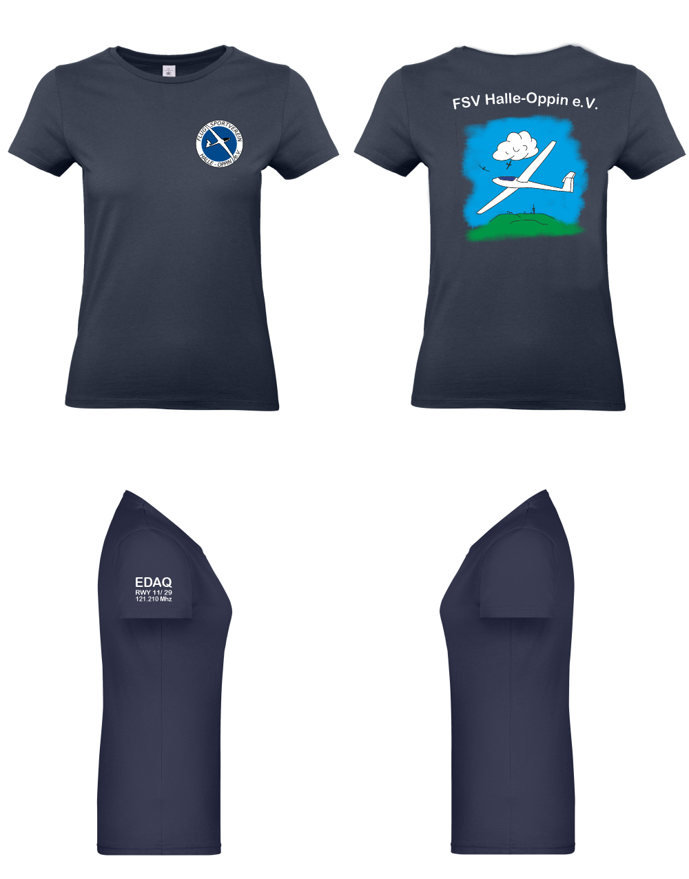 Damen T-Shirt FSV Halle-Oppin e.V.