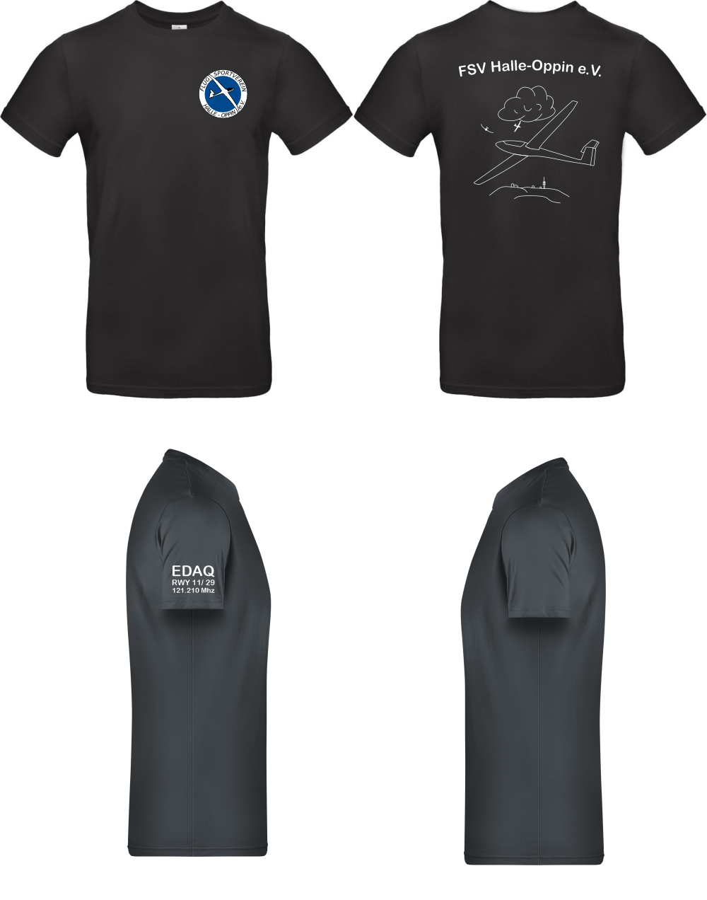 Herren/unisex T-Shirt FSV Halle-Oppin e.V.