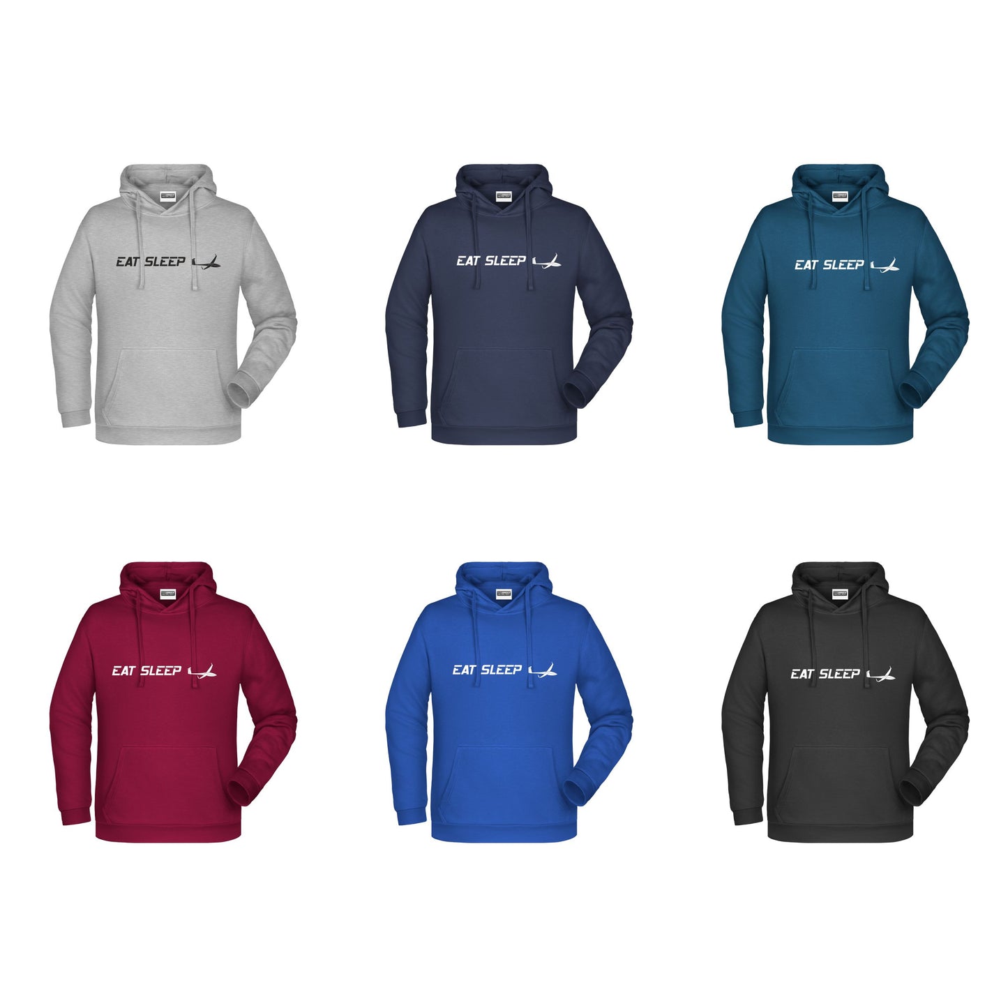 Premium Hoodie "eat sleep fly" Segelflieger-Edition