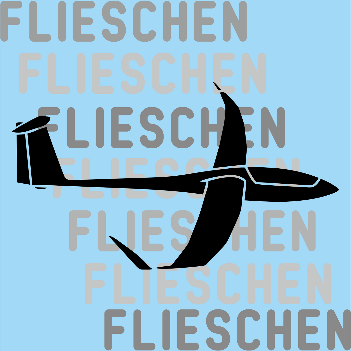 Atmungsaktives Kopftuch mit Segelflugzeugen bedruckt