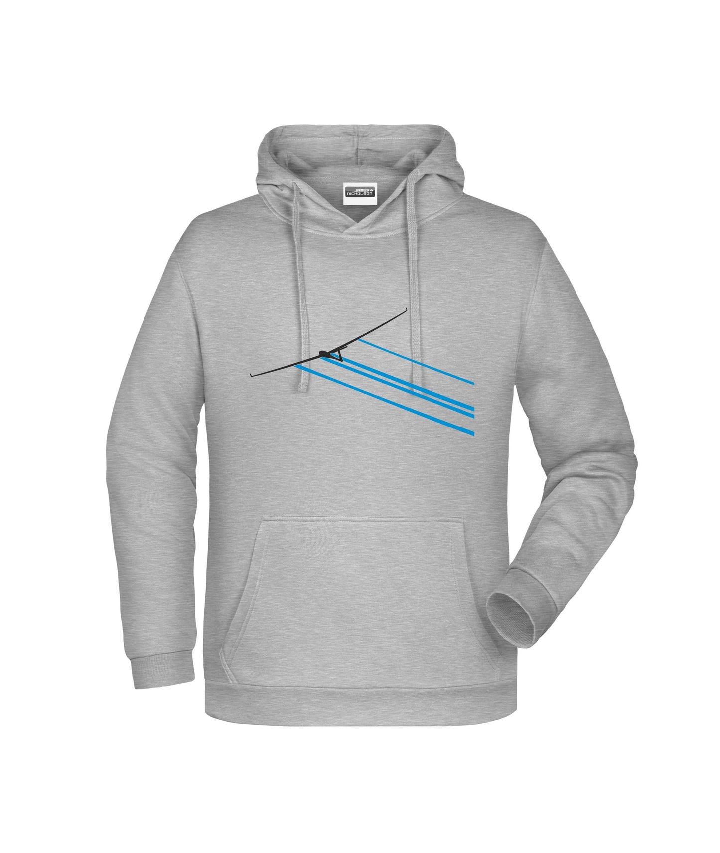 Premium Hoodie "Segelflugzeug im Endanflug"