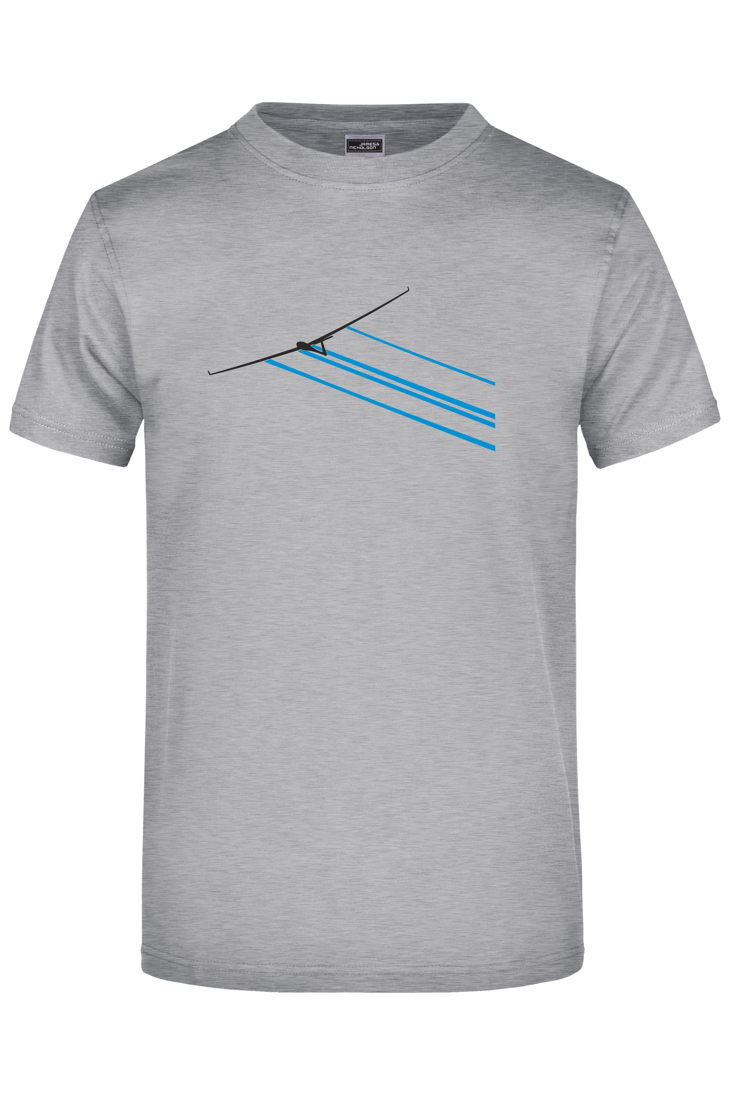 Premium T-Shirt "Segelflugzeug im Endanflug"