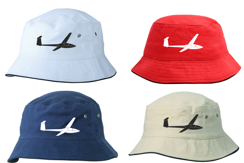 klassischer Segelflieger-Hut "Glasflügel 401 Kestrel"