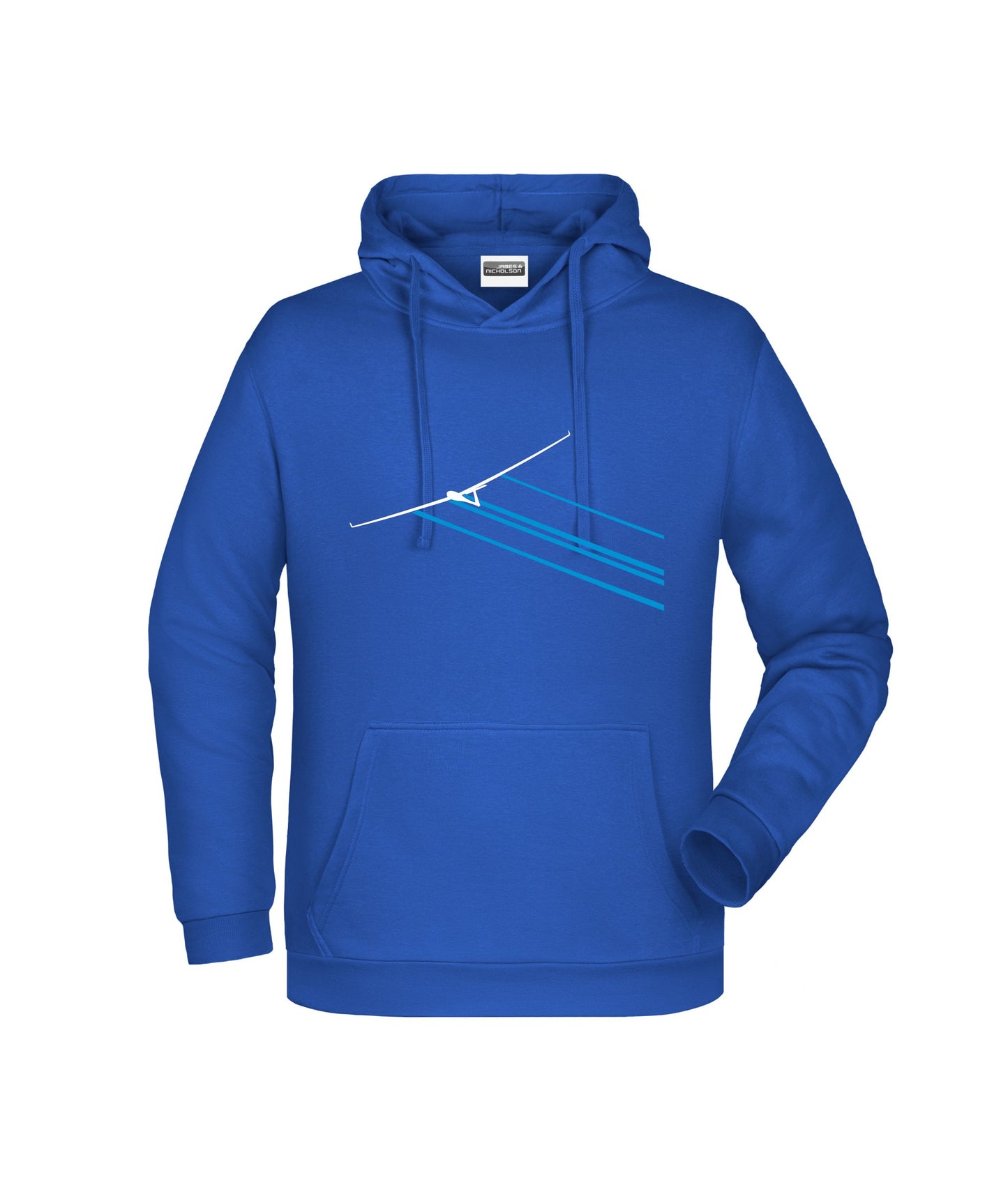 Premium Hoodie "Segelflugzeug im Endanflug"