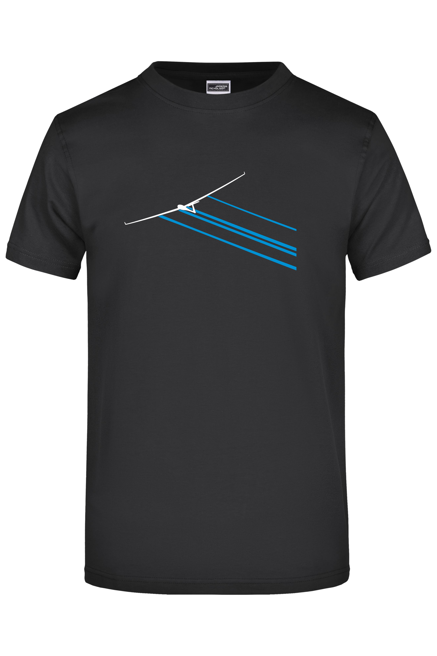 Premium T-Shirt "Segelflugzeug im Endanflug"