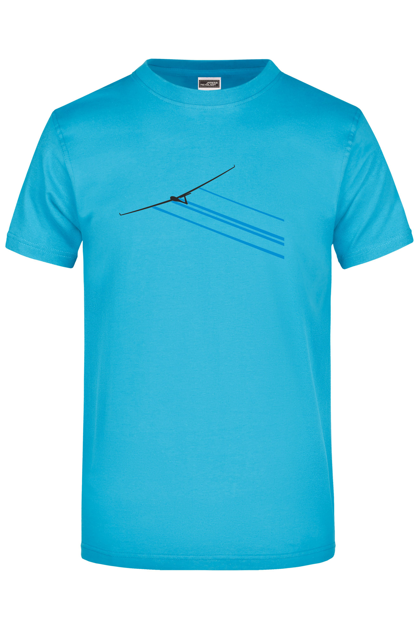 Premium T-Shirt "Segelflugzeug im Endanflug"