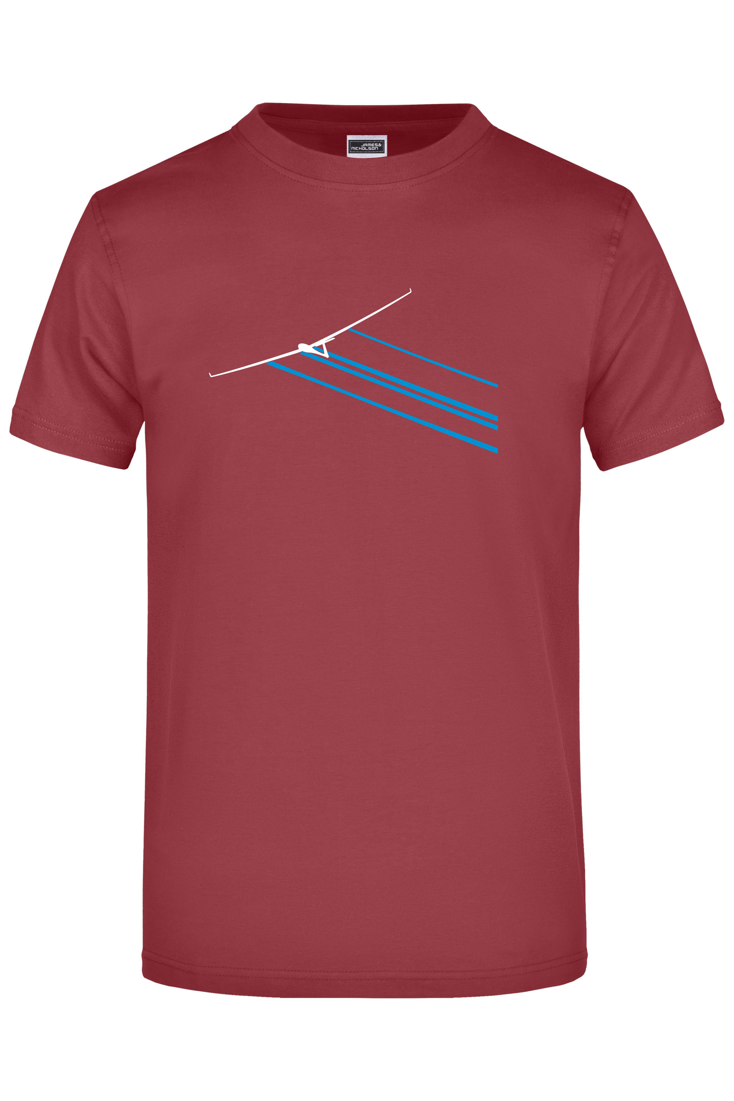 Premium T-Shirt "Segelflugzeug im Endanflug"