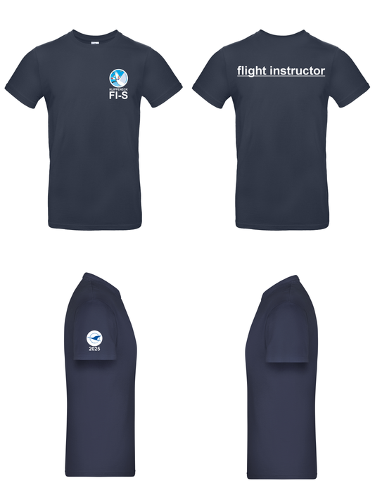 Herren/unisex T-Shirt Fluglehrerlehrgang BVL2025