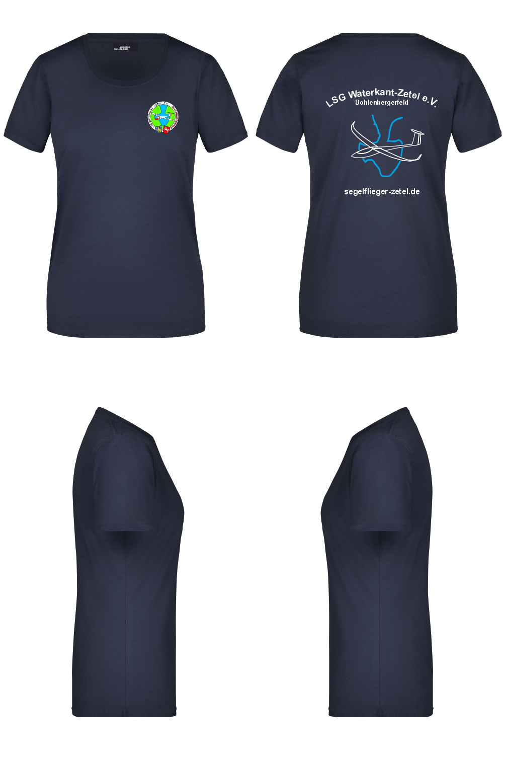 Premium Damen T-Shirt LSG Waterkant-Zetel