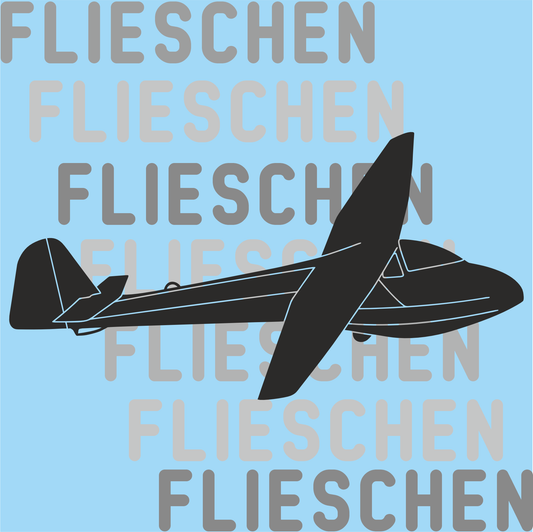 Aufkleber Scheibe L-Spatz 55 Segelflugzeug