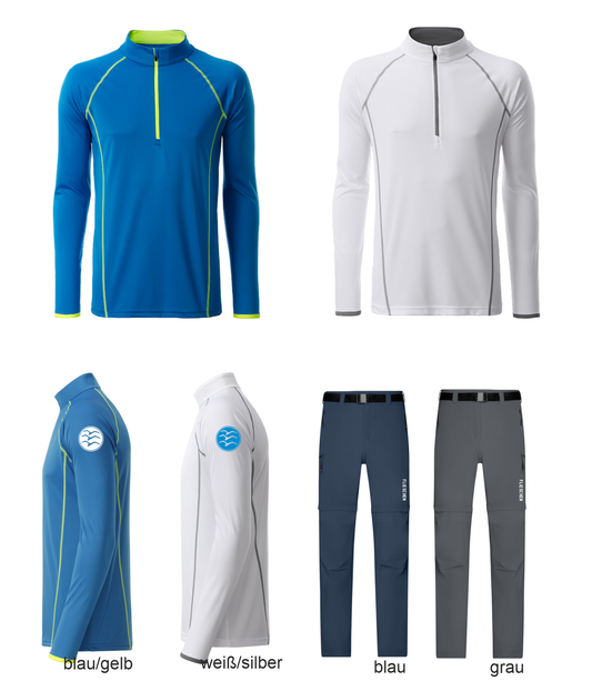Bundle Longsleeve + Segelflieger-Hose (navyblau)