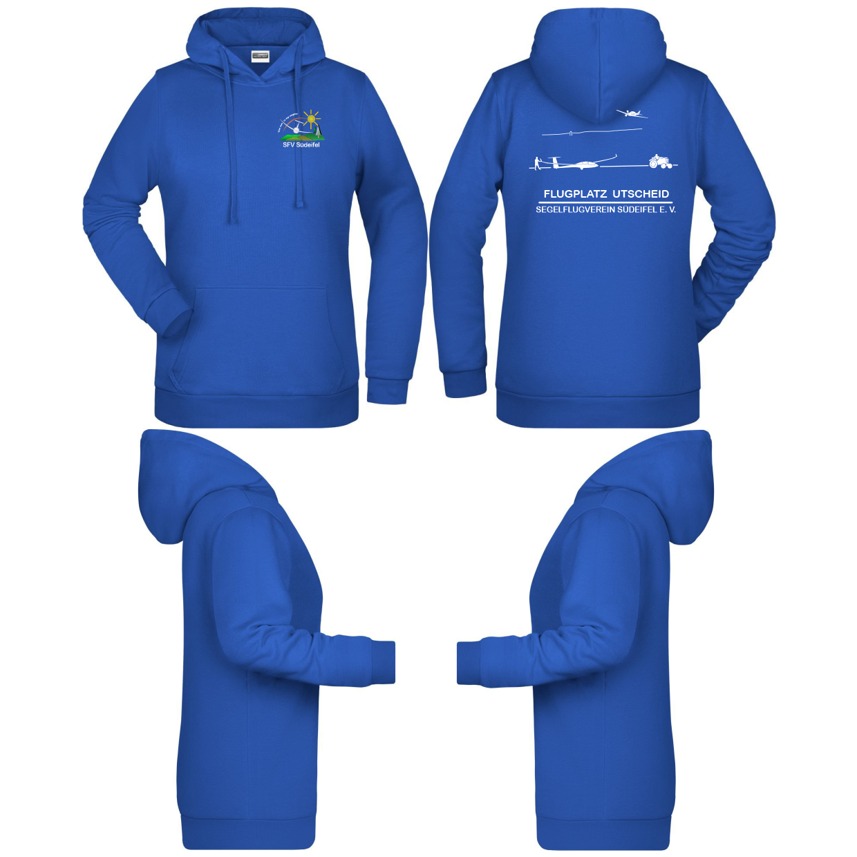 Damen Hoodie SV Südeifel (80% Baumwolle, 20% Polyester)