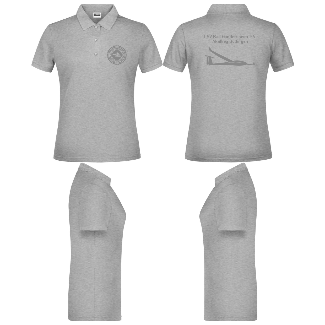 Damen Poloshirt LSV Bad Gandersheim / Akaflieg Göttingen