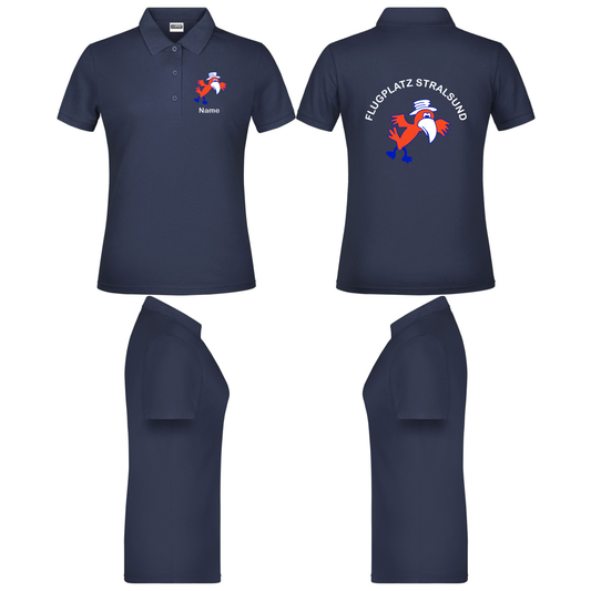 Damen Poloshirt Flugsportklub Stralsund