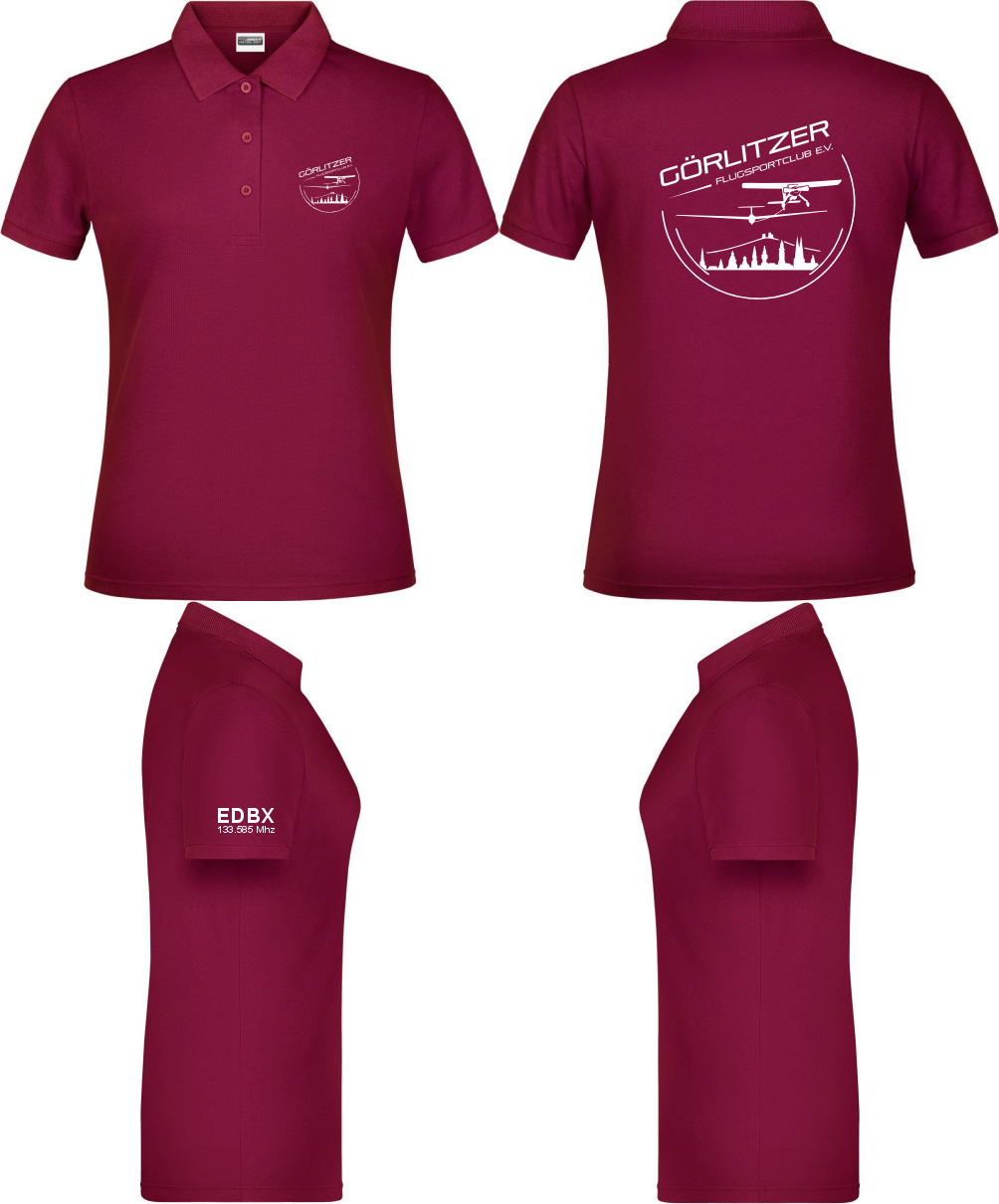 Damen Poloshirt Görlitzer Flugsportclub