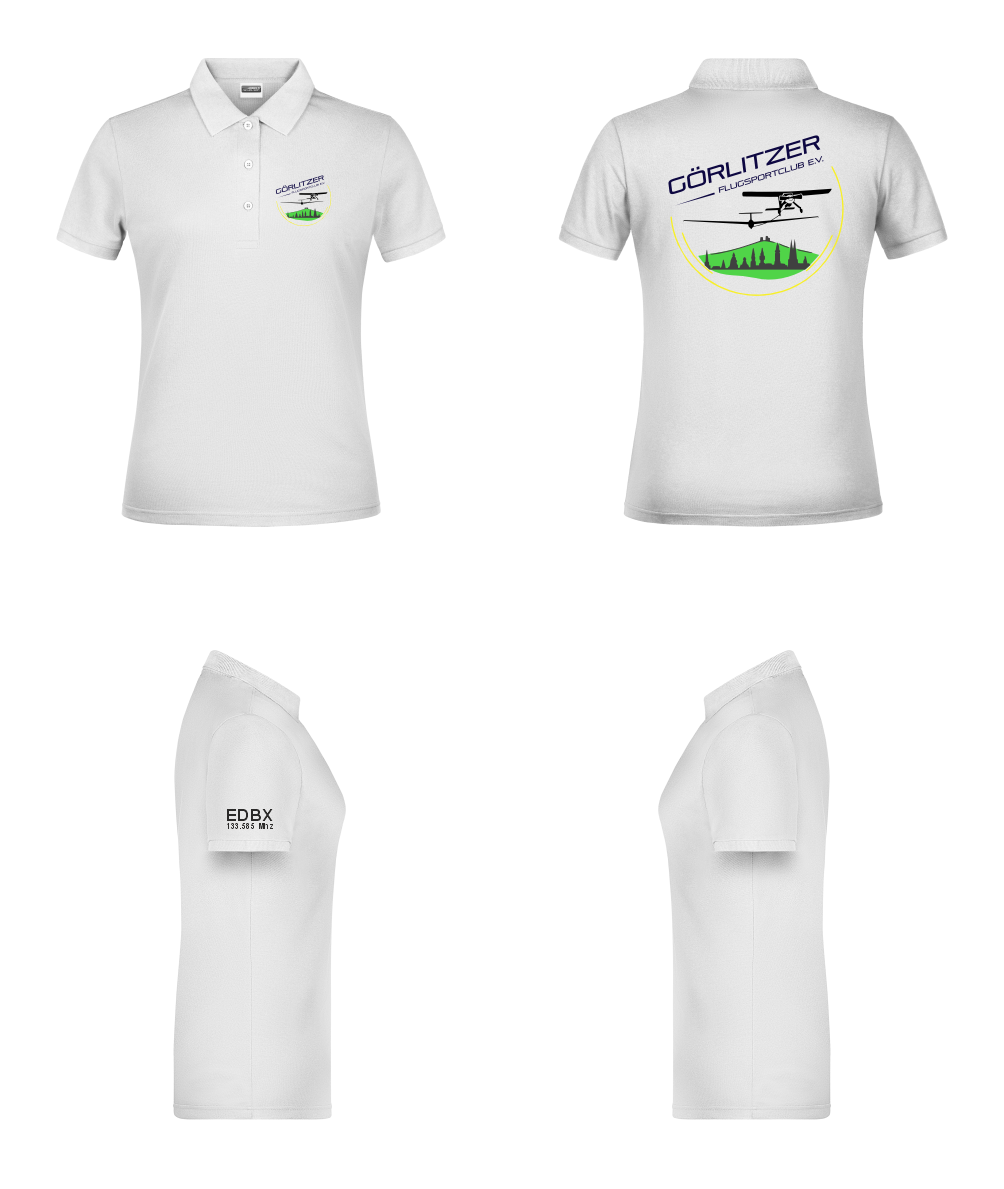 Damen Poloshirt Görlitzer Flugsportclub