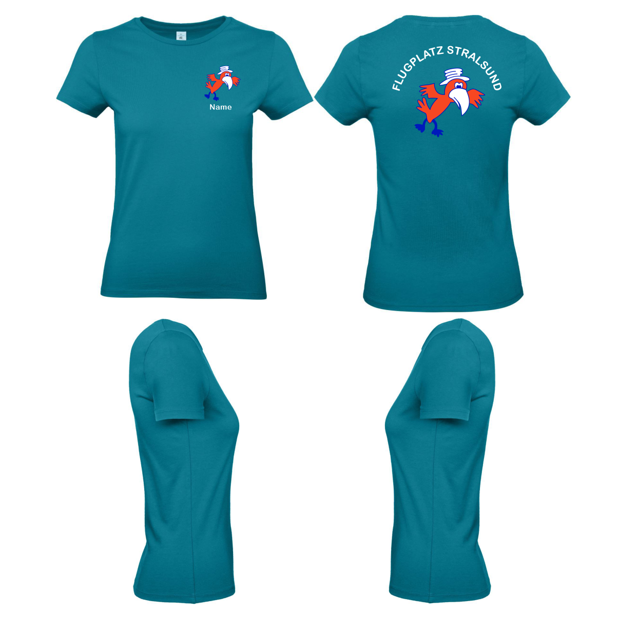Damen T-Shirt Flugsportklub Stralsund