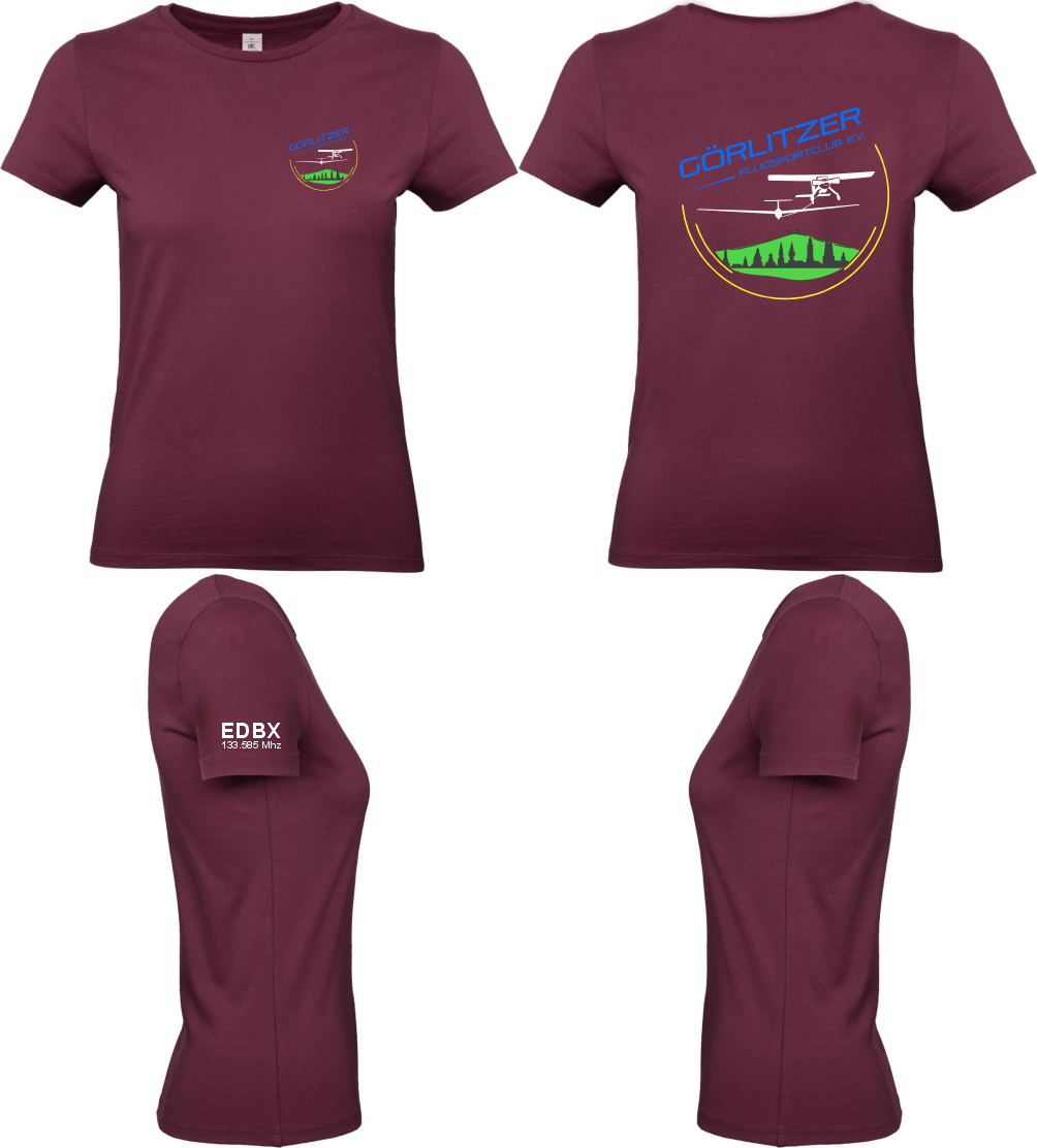 Damen T-Shirt Görlitzer Flugsportclub