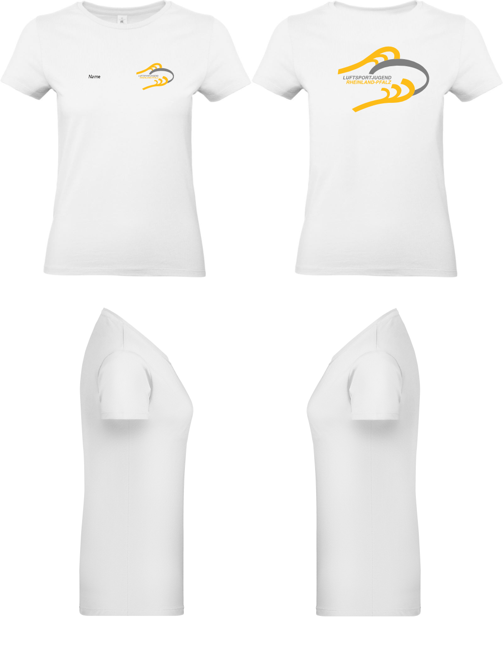 Damen T-Shirt Luftsportjugend Rheinland-Pfalz