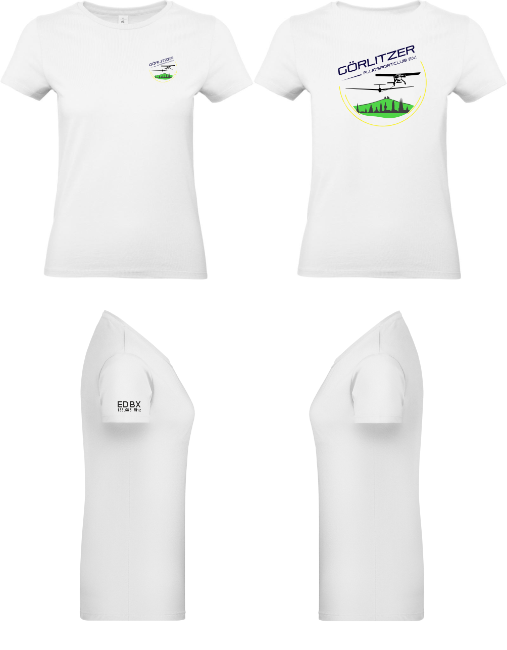 Damen T-Shirt Görlitzer Flugsportclub