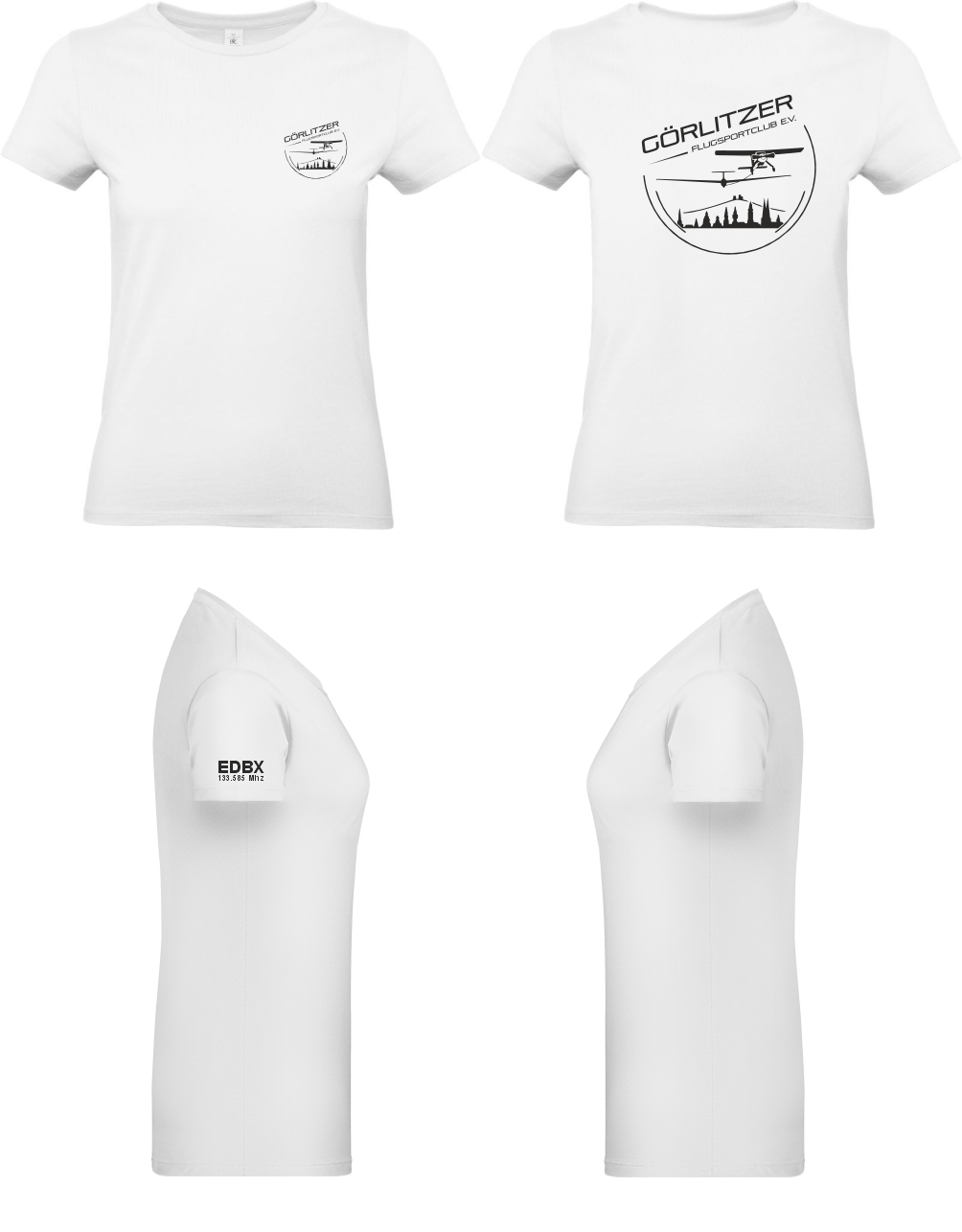 Damen T-Shirt Görlitzer Flugsportclub