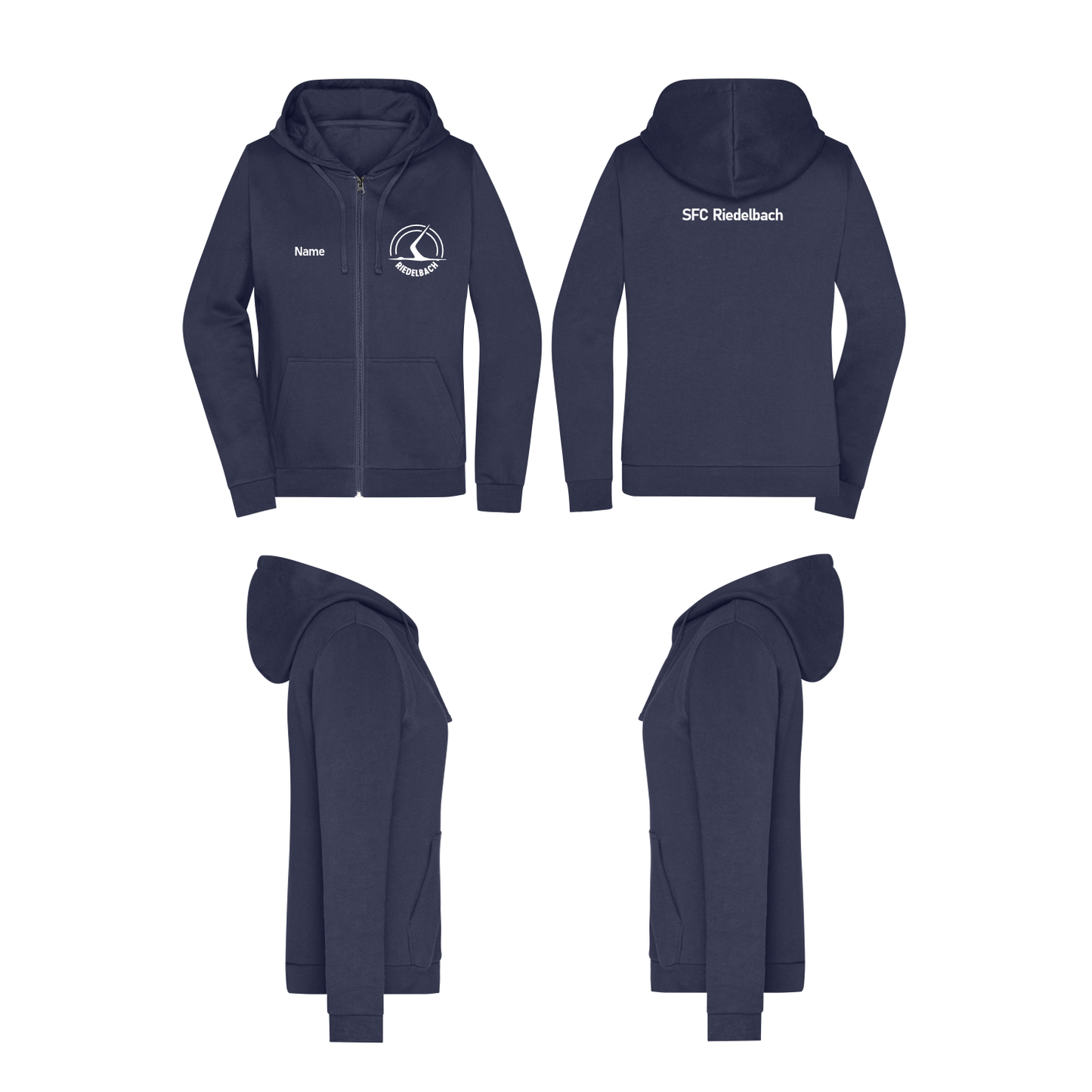 Damen ZIP-Hoodie SFC Riedelbach