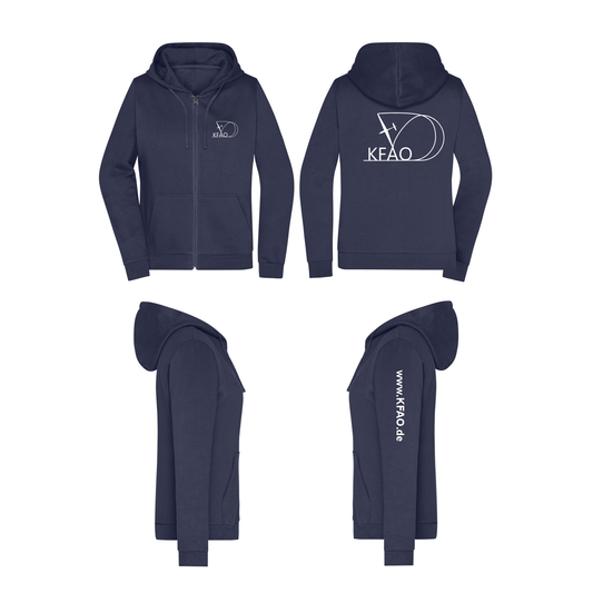 Damen ZIP-Hoodie Kunstflugförderverein Aufschwung Ost