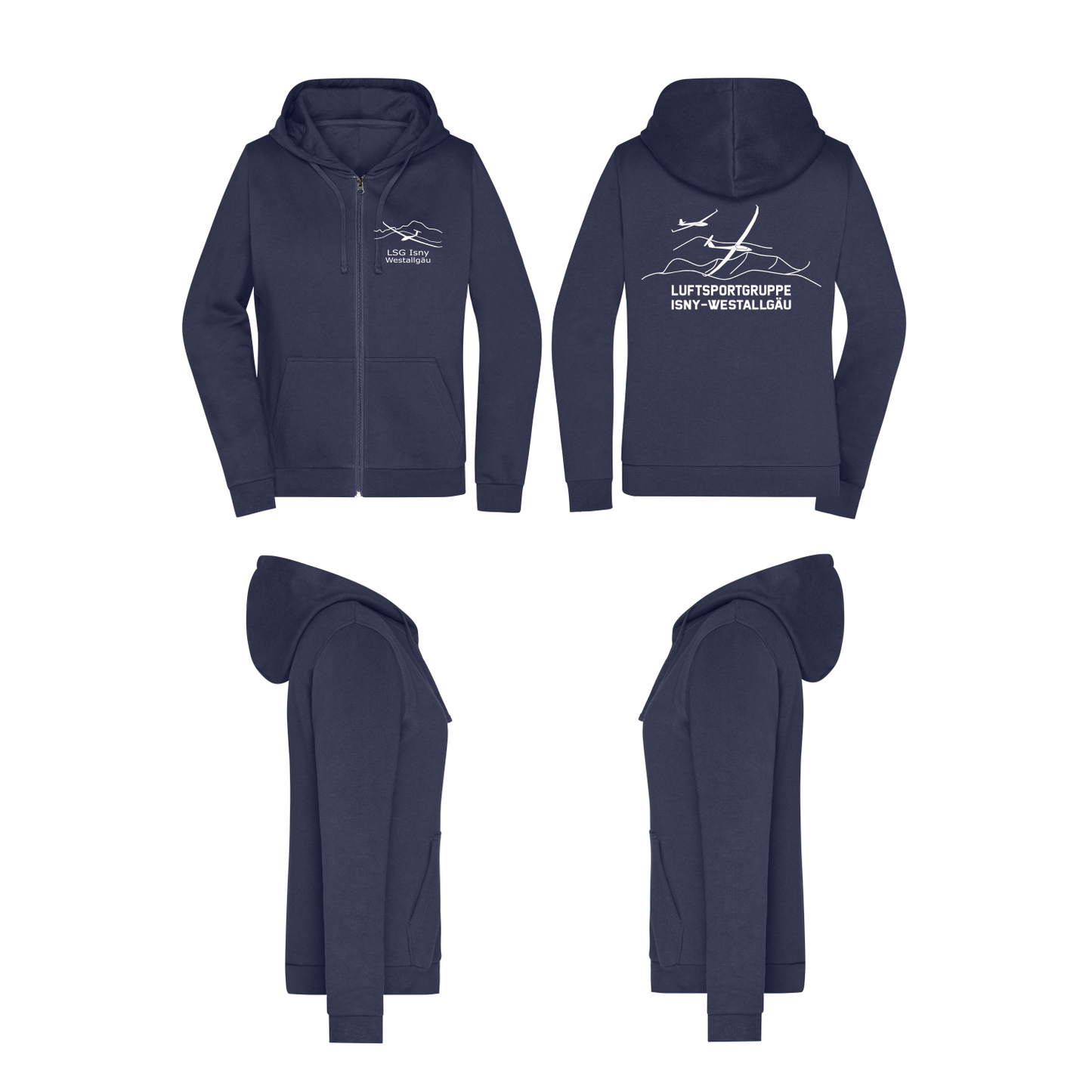 [neu] Damen ZIP-Hoodie Isny-Westallgäu