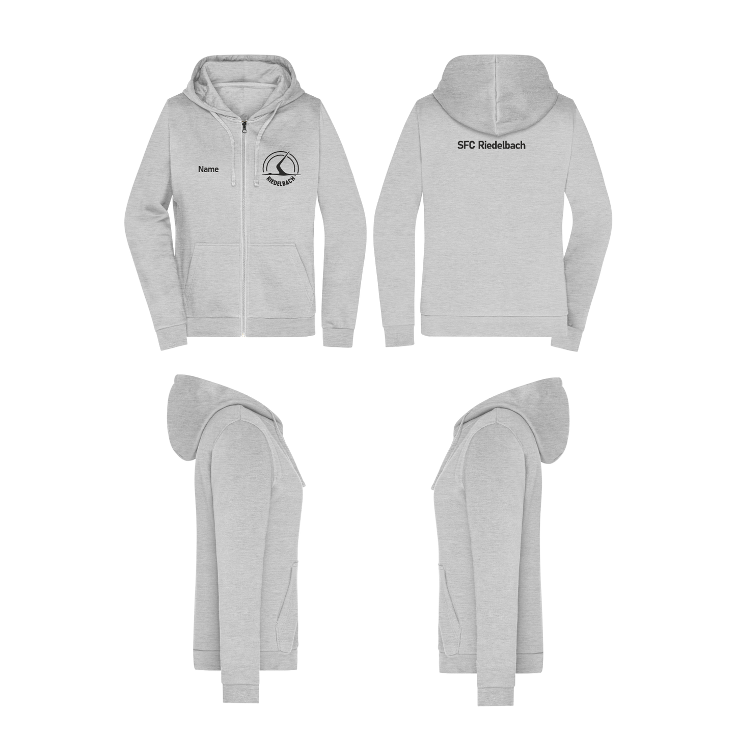Damen ZIP-Hoodie SFC Riedelbach