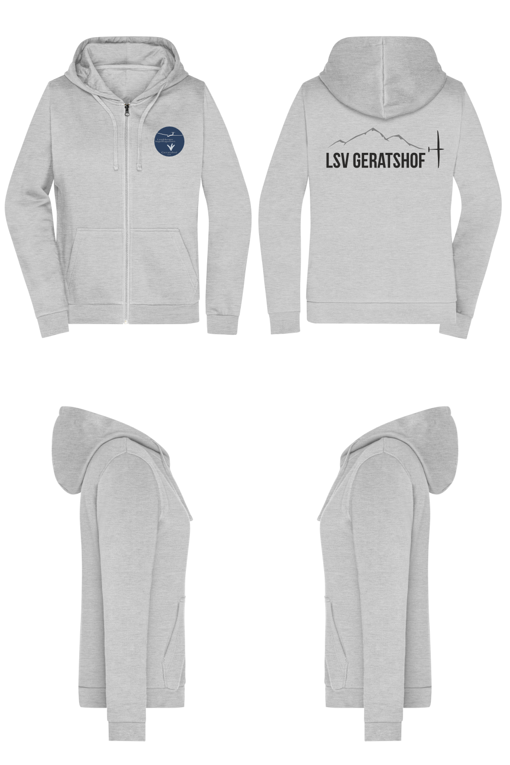 Damen ZIP-Hoodie LSV Geratshof