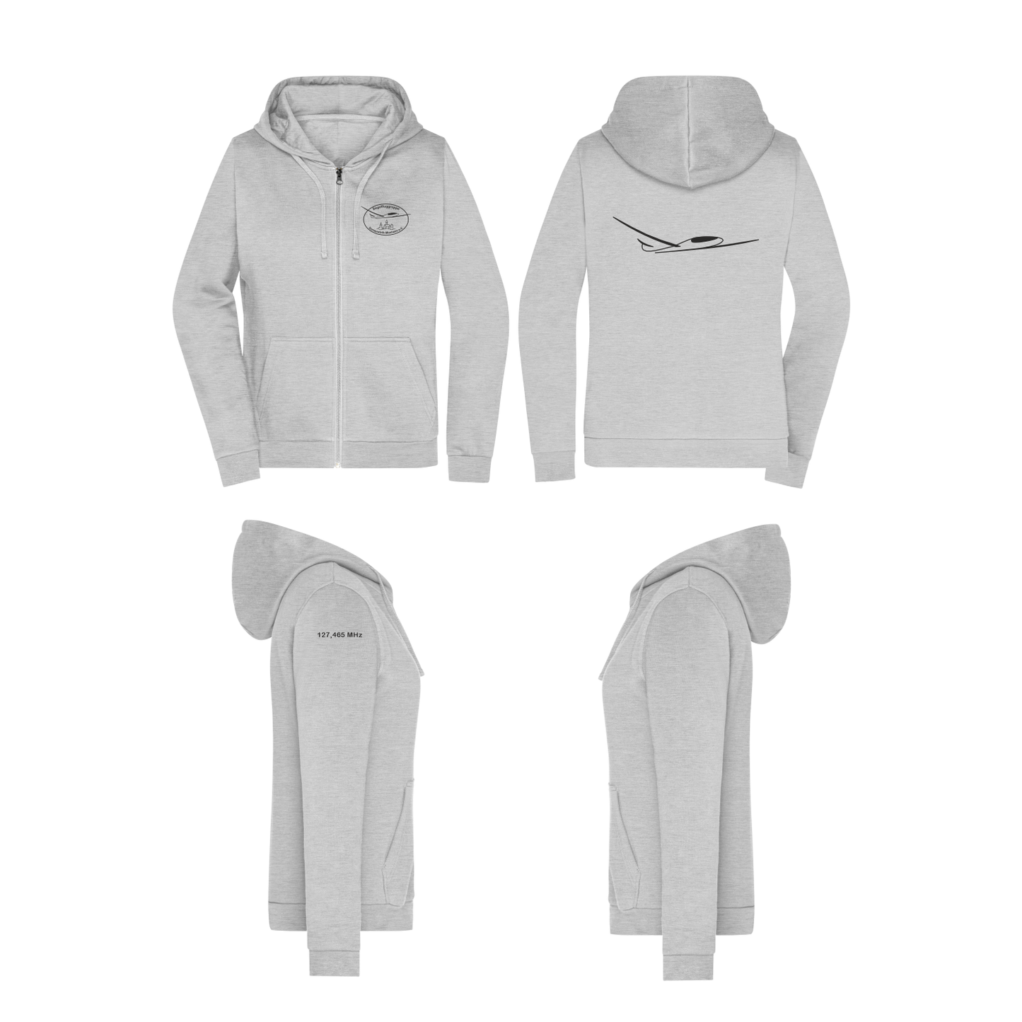 Damen ZIP-Hoodie SFG Donauwörth