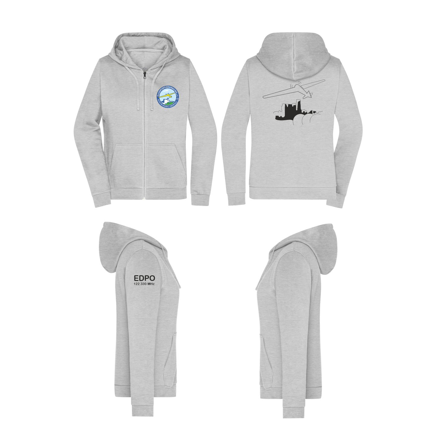 Damen ZIP-Hoodie FSV Neumarkt