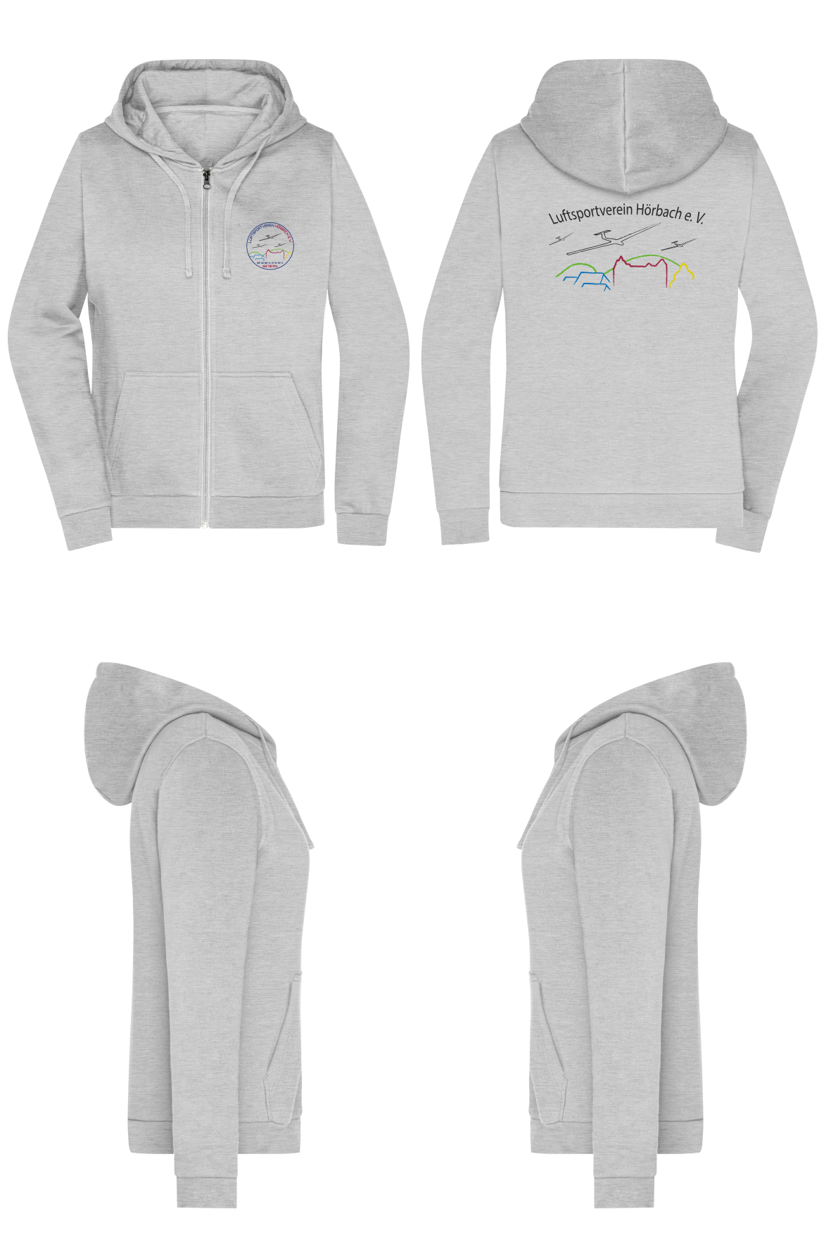 Damen ZIP-Hoodie LSV Hörbach