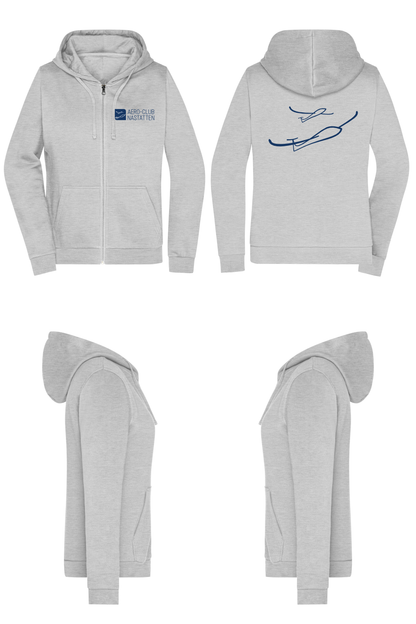 Damen ZIP-Hoodie Aero-Club Nastätten [DRUCK]