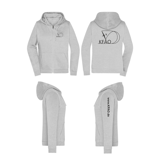 Damen ZIP-Hoodie Kunstflugförderverein Aufschwung Ost