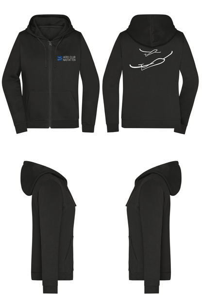Damen ZIP-Hoodie Aero-Club Nastätten [DRUCK]