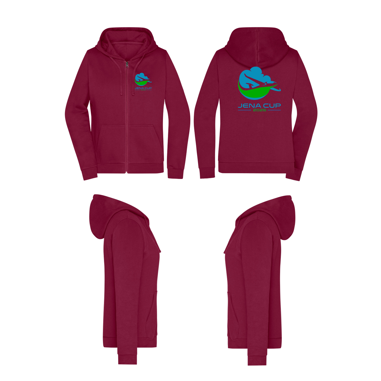 Damen ZIP-Hoodie JenaCup 2026